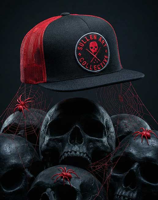 Cappello Snapback Sullen Con Stampa Mimetico E Logo Tatuaggio – Unisex, Taglia Unica, Nuovo Con Etichette